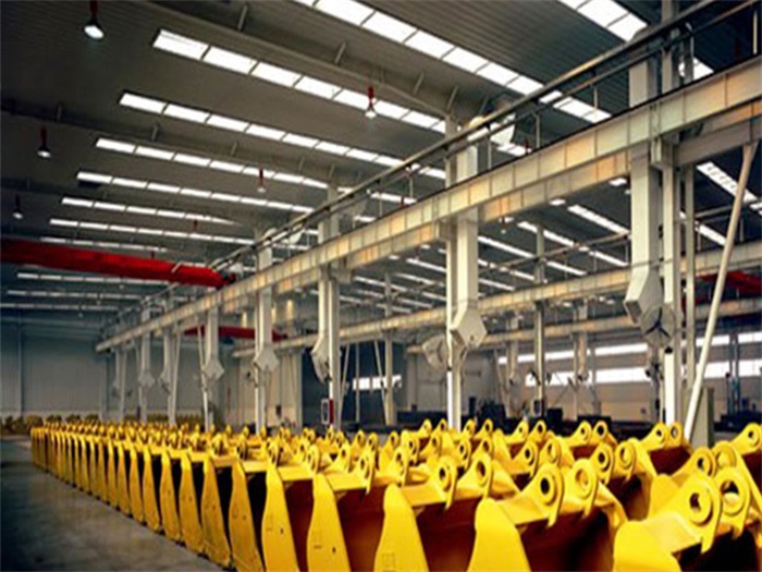 奉化徐工集团挖掘机装配车间